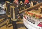 نجات جان عروس و داماد شیرازی توسط آتش نشانان