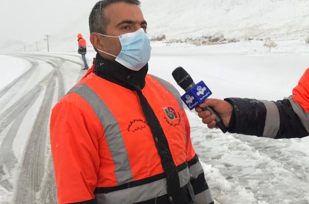 ۸۶۵ کیلومتر برف روبی روز نخست بارش‌ها در فارس