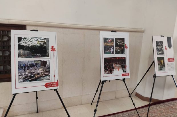 افتتاح نمایشگاه ضالین در شیراز/ مردم ایران قربانی ترور هستند