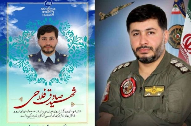 پیکر شهید “صادق فلاحی” در پایگاه هوایی شهید دوران شیراز تشییع می‌شود