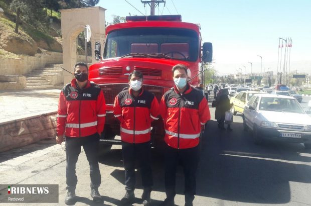 ۲۳۵۸۵ نفر ساعت تلاش آتش نشانان شیراز در تعطیلات نوروز