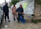 سیل داراب و خسارت سنگین به زیرساخت ها: *خدمات رسانی ۲۵۰ جهادگر در منطقه سیل زده جنت شهر داراب*