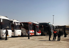 اتوبوس برای انتقال همه زائران اربعین از فارس به شلمچه مهیاست