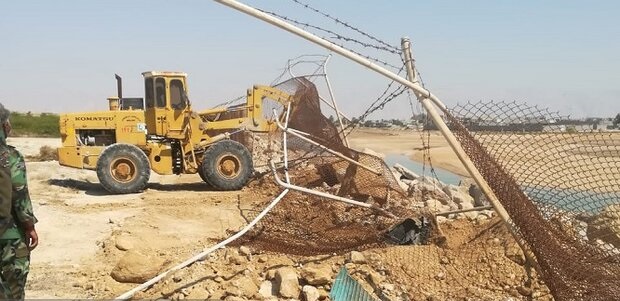 رفع تصرف اراضی ۶۵۰ میلیاردی در شهرستان شیراز