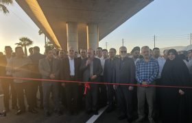 افتتاح تقاطع غیرهمسطح آیت‌الله اصطهباناتی در شیراز